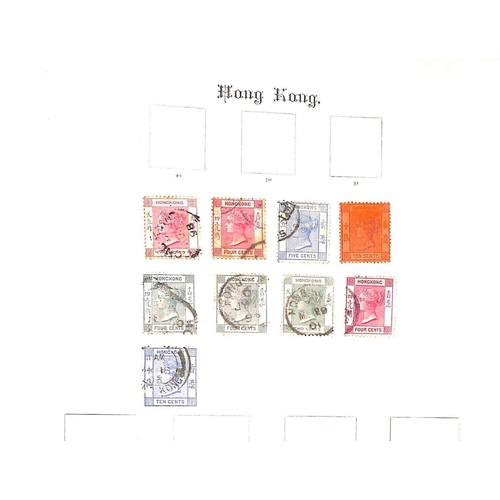 901 - 1840-97 Mint and used collection in an 1897 Imperial album, including G.B 1d black (four margins, ve... 