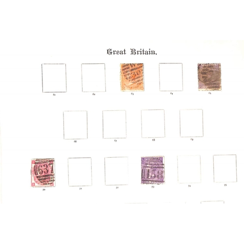 901 - 1840-97 Mint and used collection in an 1897 Imperial album, including G.B 1d black (four margins, ve... 