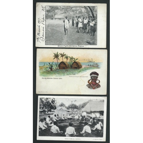 905 - Pacific Islands - Picture Postcards. 1903-10 Picture postcards of Fiji (8, all posted at Suva or Lau... 