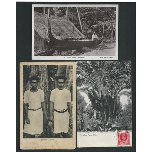 905 - Pacific Islands - Picture Postcards. 1903-10 Picture postcards of Fiji (8, all posted at Suva or Lau... 