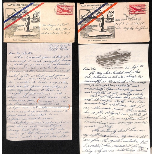 954 - Operation Highjump. 1946-47 Covers and cards, various cachets and cancels including U.S.S 