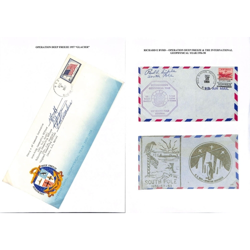 956 - Operation Deep Freeze. 1956-69 Covers and cards, various cancels and cachets from Little America, Po... 