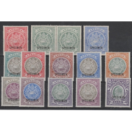 960 - 1903-07 ½d - 5/- Set of ten, and 1908 ½d pair, 1d and 2½d all overprinted 