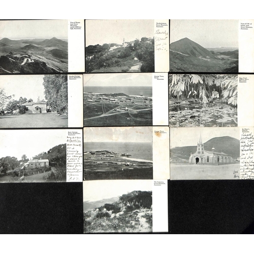 963 - c.1910 Picture postcards, monochrome views with a white space to the right, the title in the upper r... 