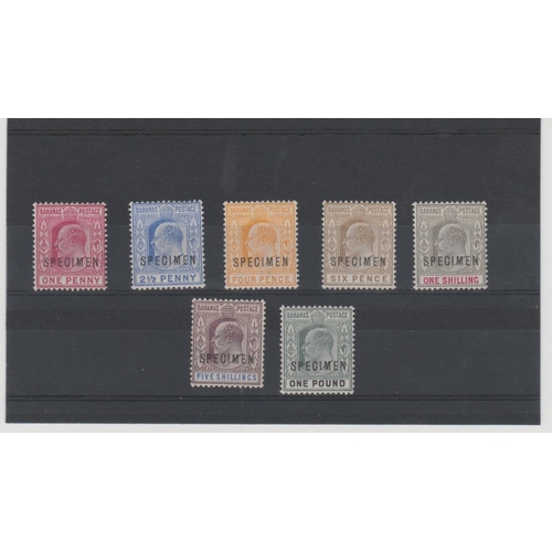 972 - 1902-07 1d - £1 Set of seven overprinted 