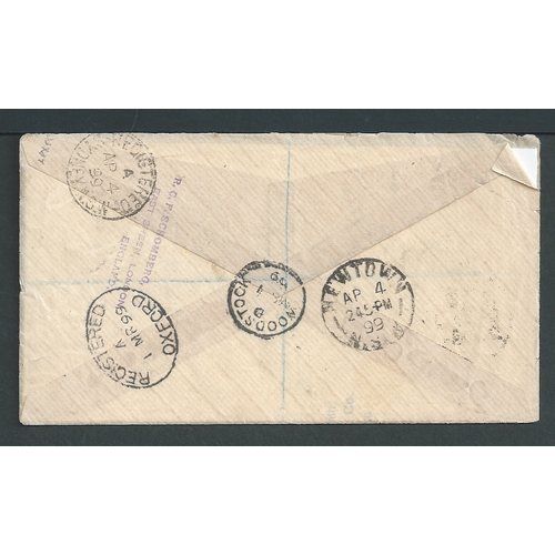 414 - 1892-1904 Registered covers all bearing 1892 Jubilee issue 4½d green and carmine, comprising si... 