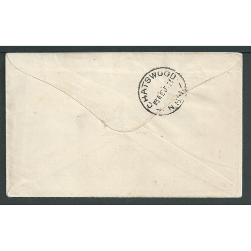 147 - 1935 (July 18) Cover addressed to C. Kingsford Smith, carried on the last official flight of 