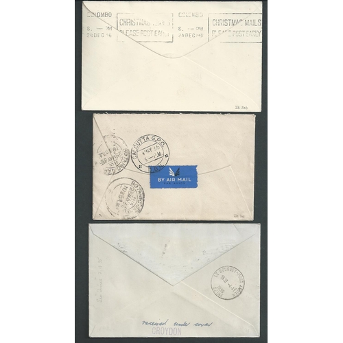 20 - Air Mail / Aerodrome Cancels. 1929-36 Covers and cards comprising 1929 first night flight cover to R... 