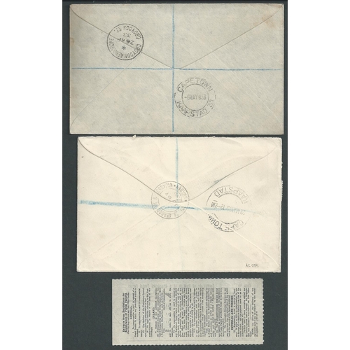 21 - Waddon / Croydon Aerodrome. 1923-37 Registered covers all with 