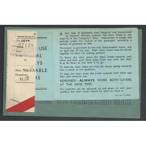 64 - Bermuda / West Indies. 1929 St. Lucia to San Juan and 1932 St. Vincent to Barbados first flight cove... 