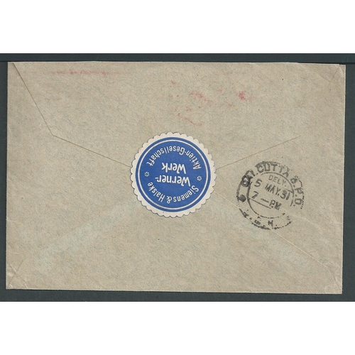 73 - Germany. 1931 (Apr 4-23) Covers carried on the London - Australia experimental flights, comprising p... 