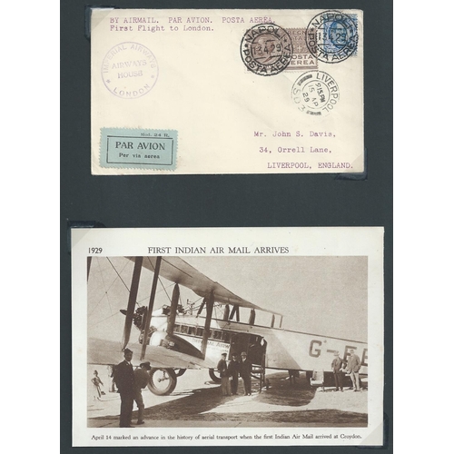 76 - Italy / Rhodes. 1929-32 Covers and cards carried by Imperial Airways, comprising 1929 (Mar 31) cover... 