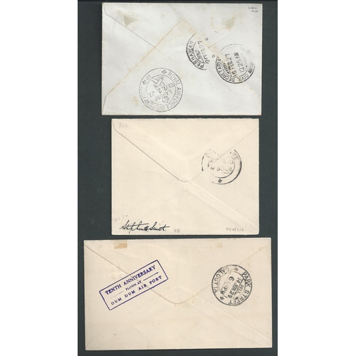 95 - 1927-30 Covers comprising 1927 Indian Air Pageant covers with R.A.F Display c.d.s of Peshawar and si... 