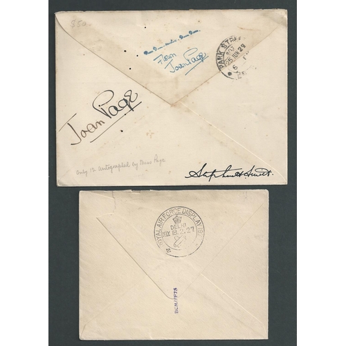 95 - 1927-30 Covers comprising 1927 Indian Air Pageant covers with R.A.F Display c.d.s of Peshawar and si... 