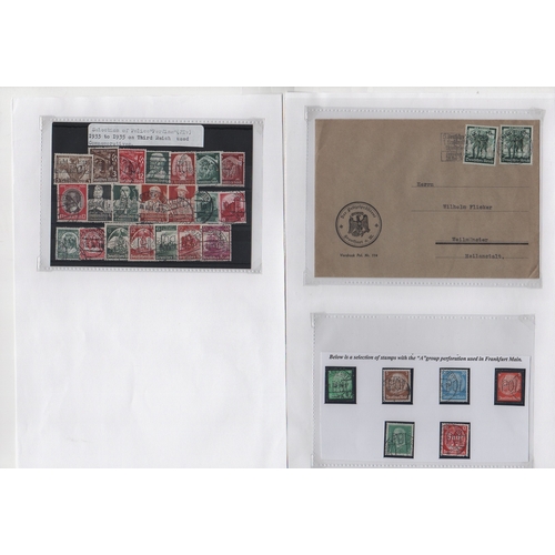 1065 - Police Perfins. 1926-45 Stamps with official Police 