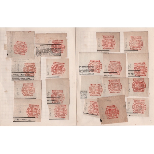 208 - 1840-1902 Stamps, cinderellas and covers, including 1d black with 1844 numeral cancel 