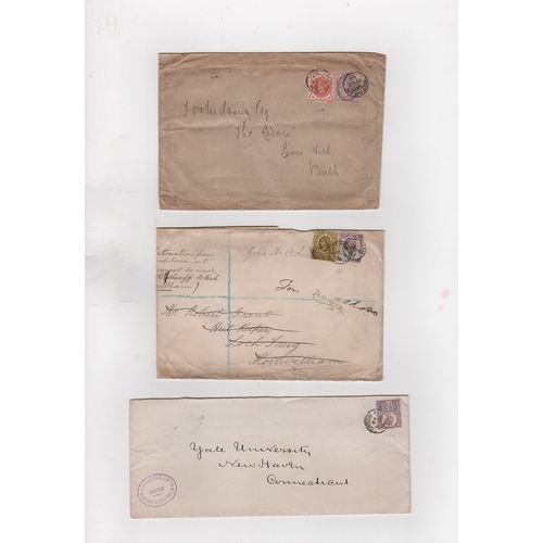 411 - 1887-1902 Covers and cards bearing 1887 Jubilee issue stamps, various frankings, destinations and st... 