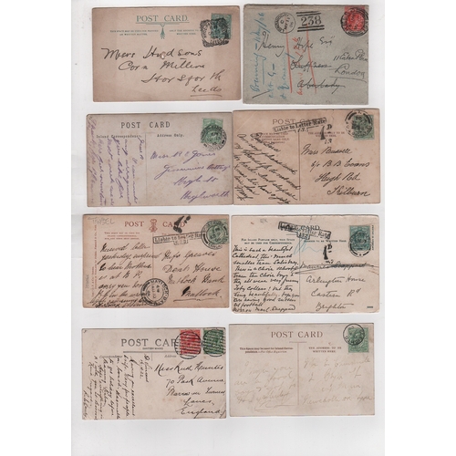 548 - 1903-26 Picture postcards and a few covers, various cancels including postage dues, single ring date... 