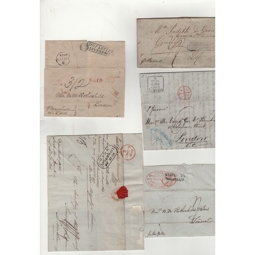 572 - Ship Letters. 1797-1870 Entire letters or entires from the USA (9), Canada, Mexico or Brazil, all wi... 