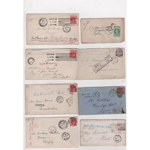 760 - 1873-c.2005 Covers and cards, all undelivered and returned to the sender with various endorsements, ... 