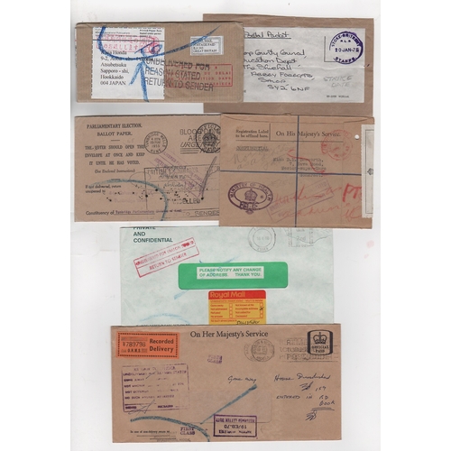 760 - 1873-c.2005 Covers and cards, all undelivered and returned to the sender with various endorsements, ... 