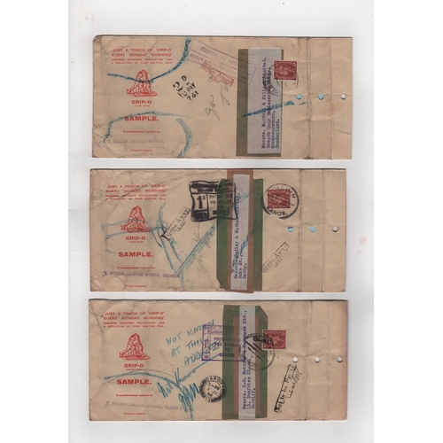 764 - Postage Due Printed Matter. 1895-1965 Printed Matter rate covers charged single rate postage for ret... 