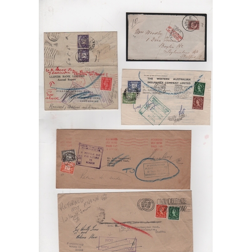 764 - Postage Due Printed Matter. 1895-1965 Printed Matter rate covers charged single rate postage for ret... 