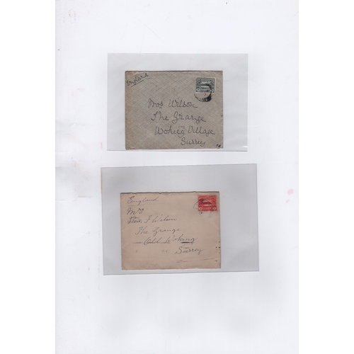 978 - 1911-90 Covers and cards including 1911 and 1913 missionary correspondence covers to England franked... 