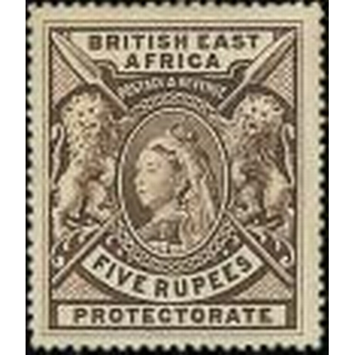 1187 - 1897 Large Queen 1r grey-blue - 10r, with additional 1r dull blue, all fine mint. S.G. 92/97, £... 