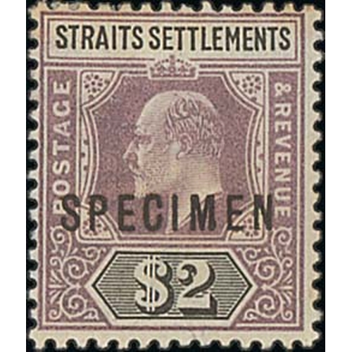 1220 - Straits Settlements. 1902-03 KEVII 1c - $5 Set of twelve and 1903-04 1c - 8c set of four overprinted... 