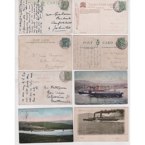 642 - 1889-1914 Cover and picture postcards (28) all with G&A Packet datestamps, the cover with 