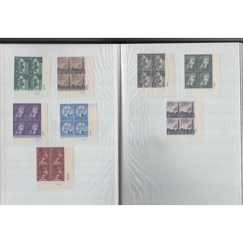 1039 - 1922-60 Stamps and plate block of four from Egypt or Egyptian Occupation of Gaza (inscribed 