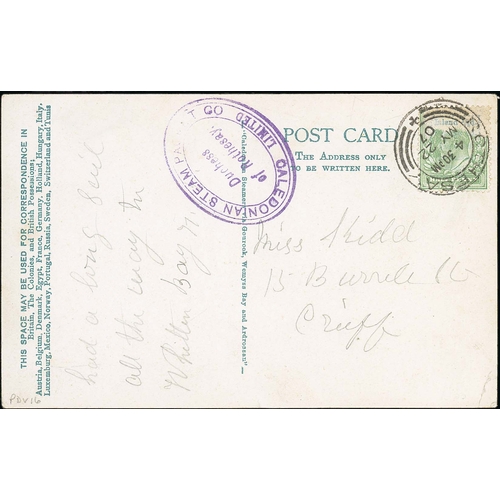 631 - Duchess of Rothesay. 1907 (May 22) Picture postcard franked ½d, cancelled at Rothesay, with vio... 