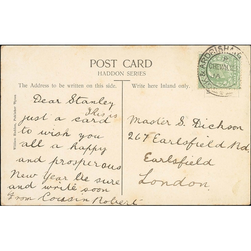 644 - Chevalier. c.1906 Picture postcard franked ½d, cancelled 