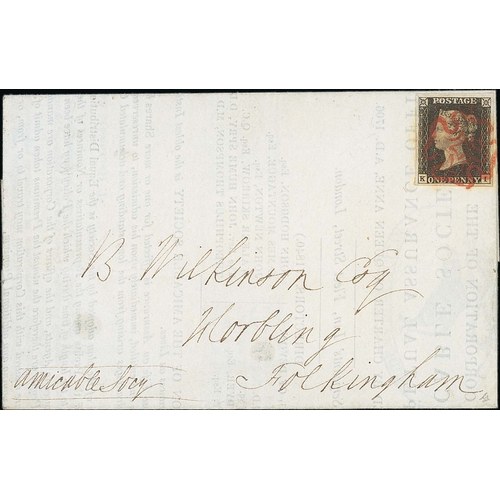 242 - 1840 (Oct 9) Printed letter advertising the 