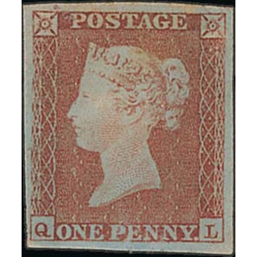 280 - 1841 1d Red-brown, unmounted mint singles comprising CE, DA, HC, HE, HG, IE, II, KA, QL, SE and SH, ... 