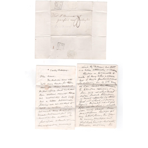 48 - James Dickson. 1802 Entire letter written and signed by the noted botanist James Dickson, posted fro... 