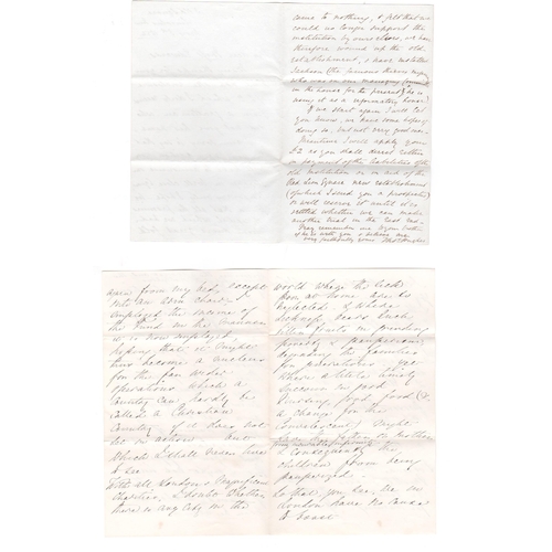 50 - Florence Nightingale. 1867 (Apr 20) Ten page letter to Miss Edwards, on 