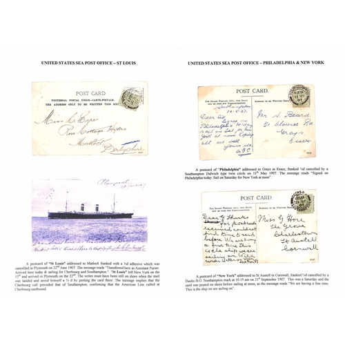 560 - 1898-1914 Covers and cards including cards written on 