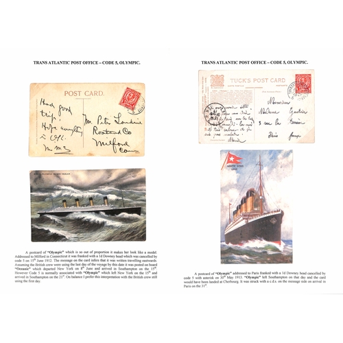 581 - 1908-14 Picture postcards franked 1d to G.B or Europe (8) or the USA (2), cancelled by the c.d.s cod... 