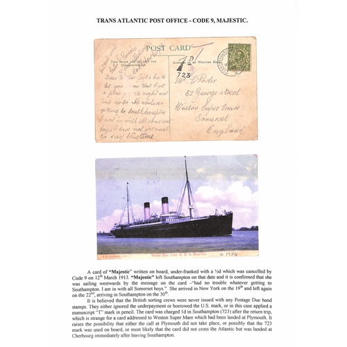 583 - 1908-14 Picture postcards (6) and a cover to G.B (3) or USA (4), one card franked ½d with a 1d ... 