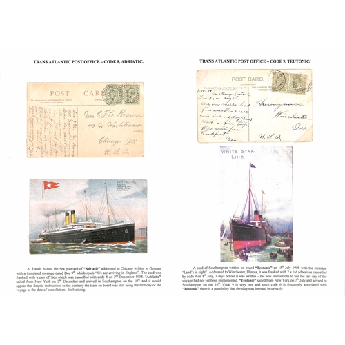 583 - 1908-14 Picture postcards (6) and a cover to G.B (3) or USA (4), one card franked ½d with a 1d ... 