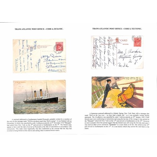 583 - 1908-14 Picture postcards (6) and a cover to G.B (3) or USA (4), one card franked ½d with a 1d ... 