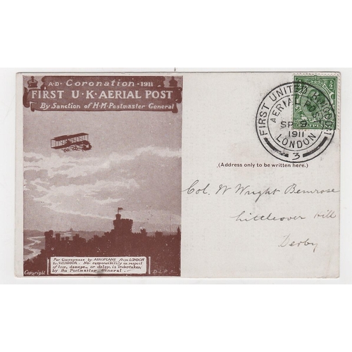 49 - 1911 (Sep 9) Brown London to Windsor postcard with Educational Book Co. advert on reverse, addressed... 