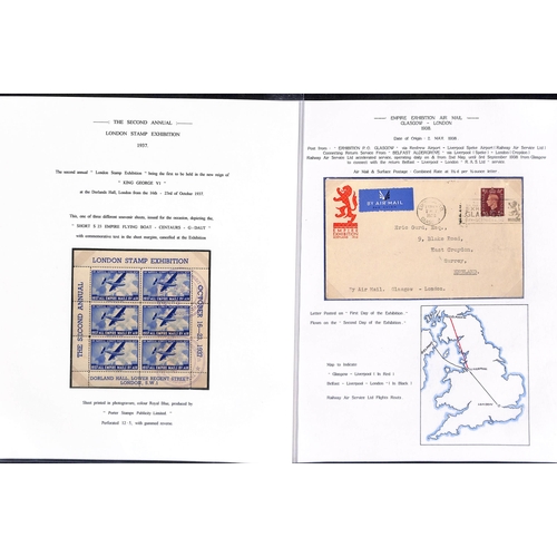 18 - 1911-38 Covers, cards and labels including 1911 London to Windsor postcard and emergency printing en... 