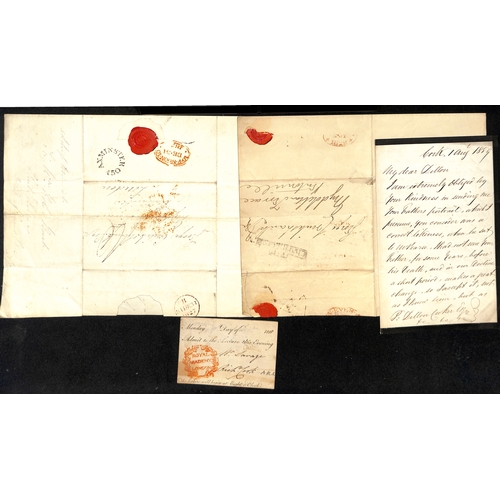 2 - George Cruikshank, etc. 1827-57 Entire letters and covers addressed to the artist and caricaturist G... 