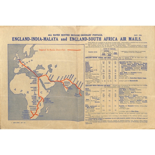 16 - 1934-39 Imperial Airways covers, virtually all commercial, including 1936 North Borneo cover franked... 