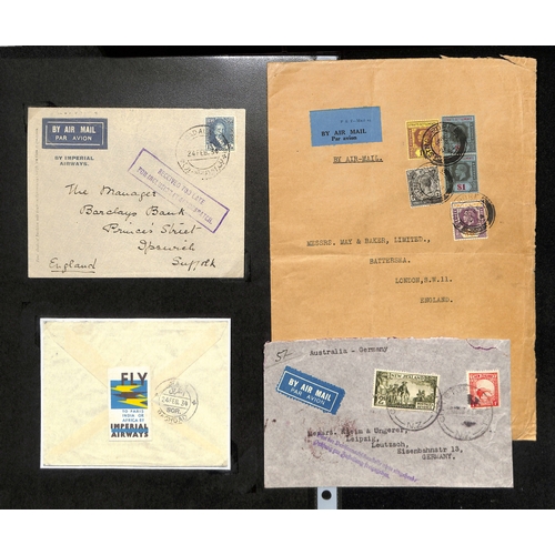 16 - 1934-39 Imperial Airways covers, virtually all commercial, including 1936 North Borneo cover franked... 