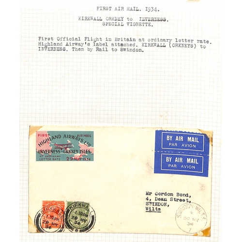 20 - 1925-77 Covers comprising internal flights (25, mainly first flights), external first flights (11) a... 