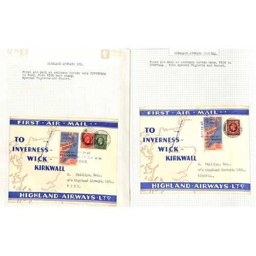 20 - 1925-77 Covers comprising internal flights (25, mainly first flights), external first flights (11) a... 